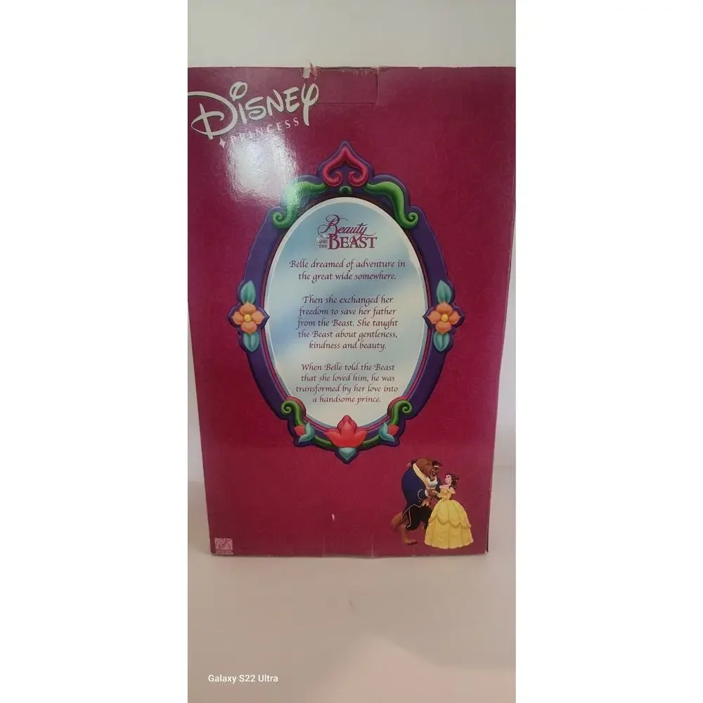 Disney Princess Belle Porcelain Doll Collectible Avon Exclusive 2002